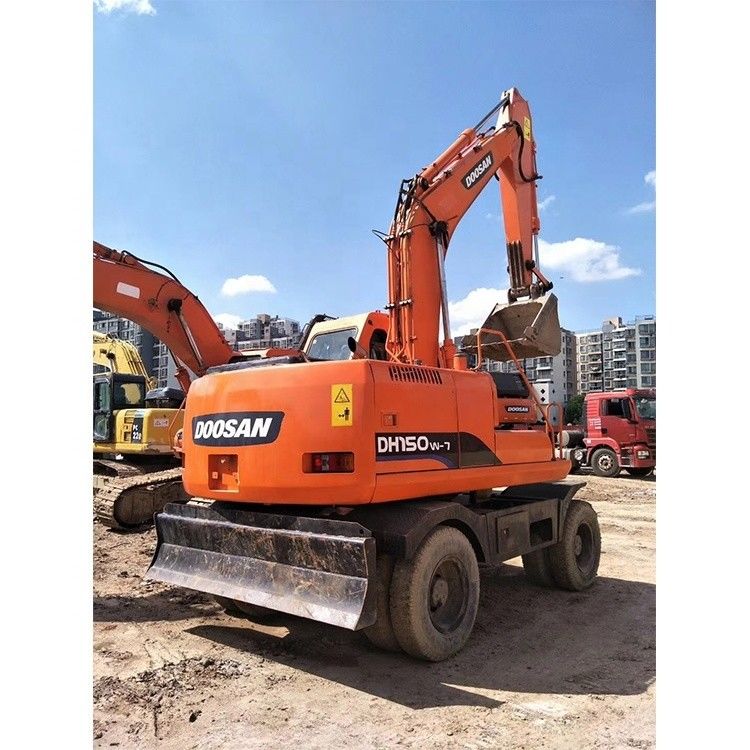 Oorspronkelijke hydraulische klep DOOSAN DH150w-7 15 ton wiel graafmachine met originele motor