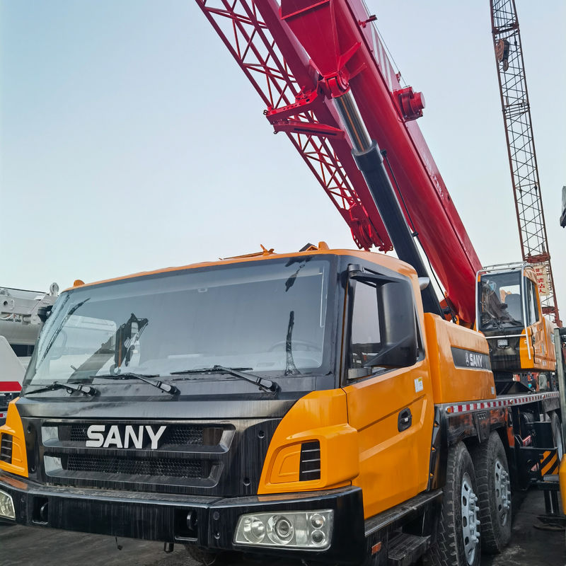 SANY STC800 80 ton mobiele auto kraan Gebruikte bouwmachine Alle terreinen mobiele kraan