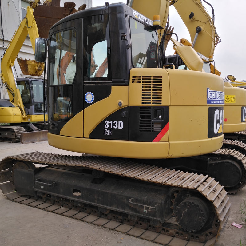 13TON tweedehands Caterpillar 313D Digger Gebruikte Cat 312D 313D Crawler Excavator in Shanghai