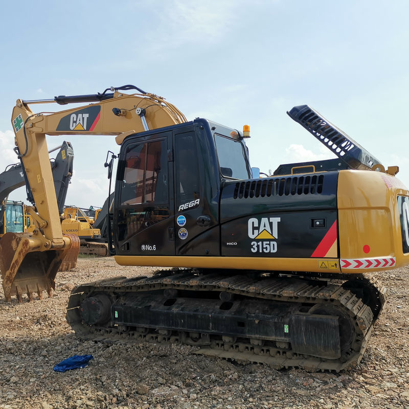 2001-4000 Werktijden CAT 315D Middelgrote graafmachine 15 ton Gebruikte graafmachine met kruiper