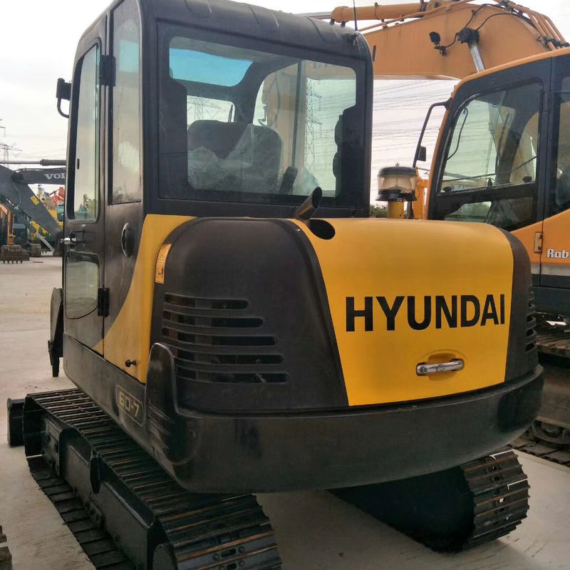 Hyundai 60-7 Crawler Graafmachine Gebruikte bouwmachines met lage werktijden