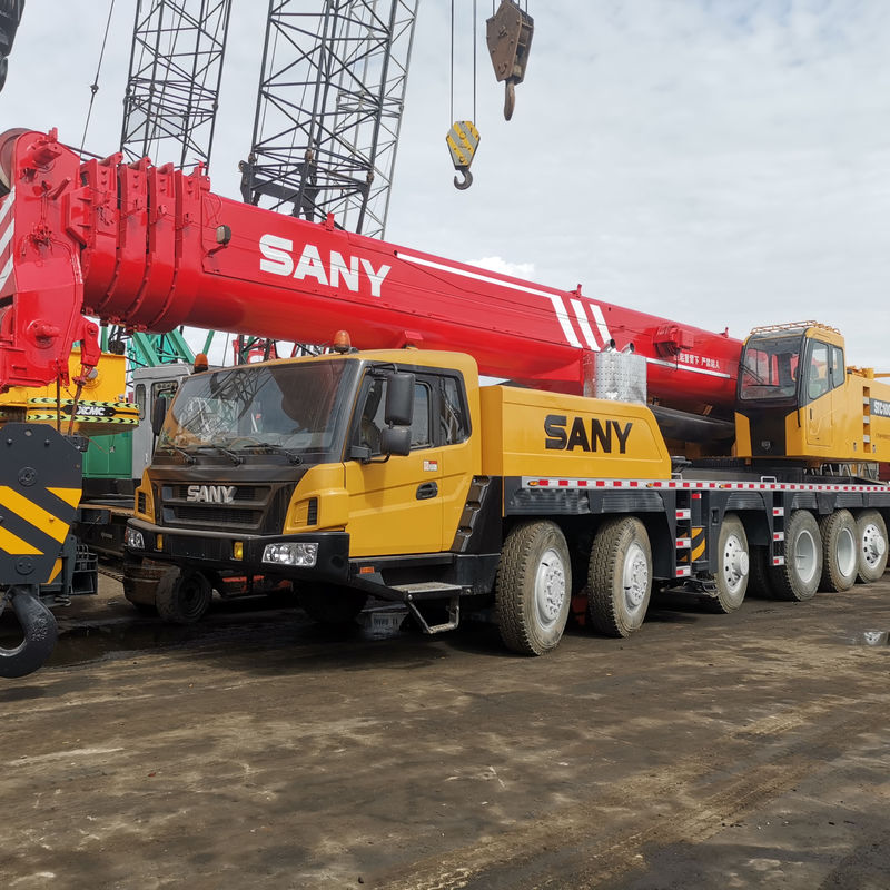 100 ton Sany STC1000 gebruikte mobiele kraan met originele hydraulische pomp en 0-2000 werkuren