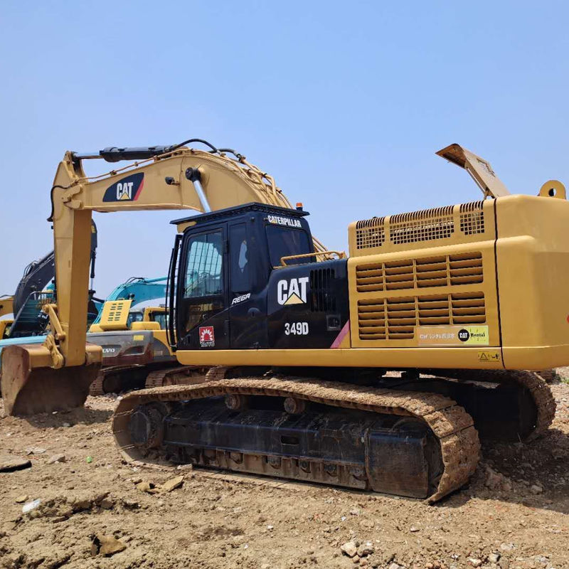 Gebruikte hydraulische graafmachine CAT 349D met originele motor