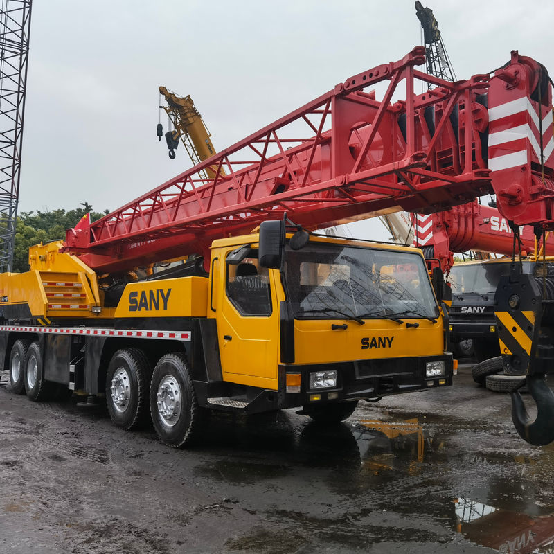 Perfecte vrachtwagenkraan met een hefvermogen van 50 ton met originele hydraulische pomp en cilinder