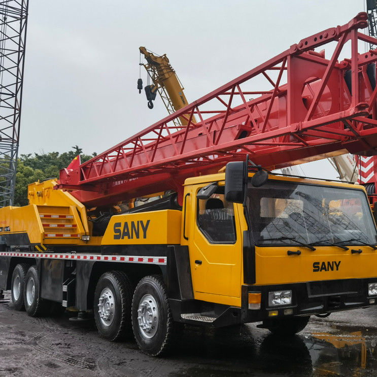 50 ton gebruikte vrachtwagen kraan Sany Stc500 tweedehands hydraulische mobiele kraan tegen betaalbare prijs