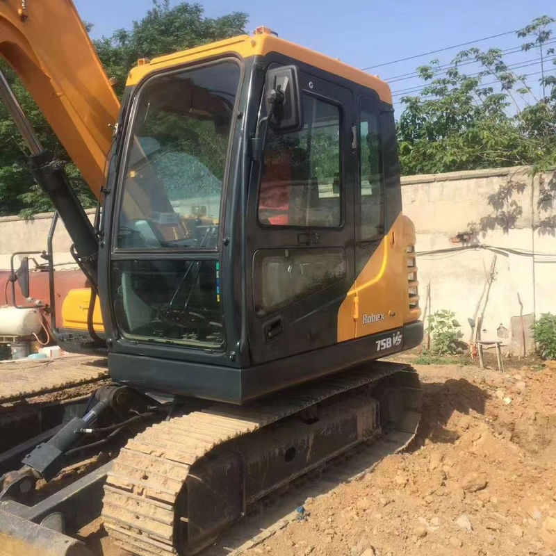 4m3 Bucket Capacity Boutique HYUNDAI 75 Crawler Excavator Gebruikte bouwmachines