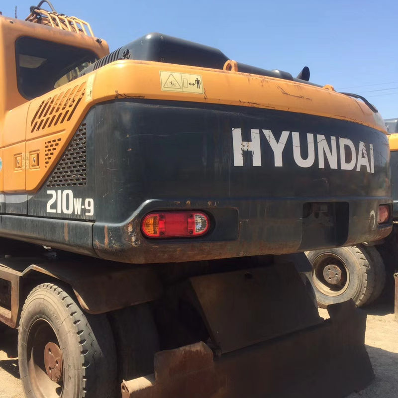 15TON Gebruikte Hyundai 210-9 wielgraafmachine met 4m3 emmercapaciteit