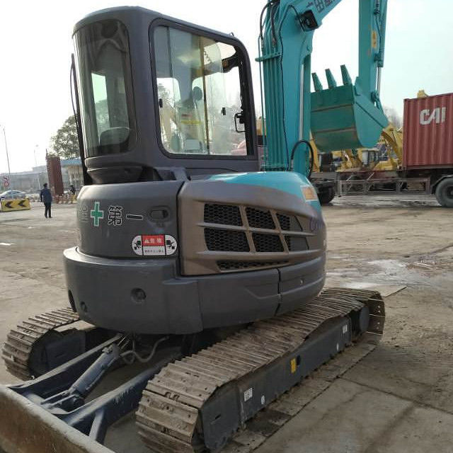 Max. hefbelasting 5,5 ton Kobelco SK55 Gebruikte graafmachine 95% voor KOBELCO in goede staat