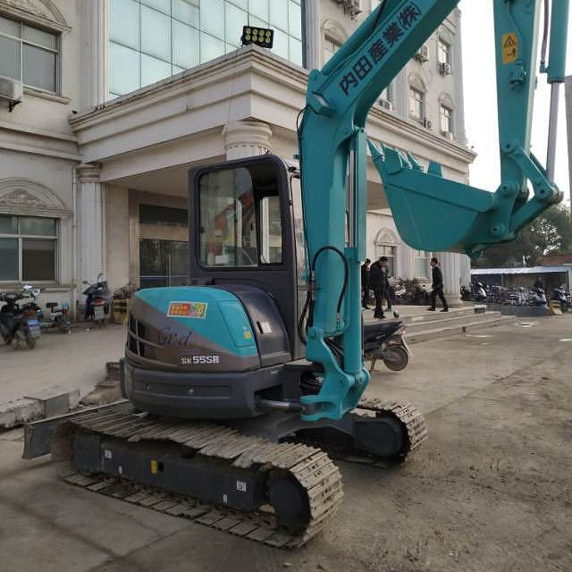Max. Lifthoogte 44m 2021 Gebruikte Japan 5,5 Ton KOBELCO SK55 SK55SR-3 Mini Graafmachine