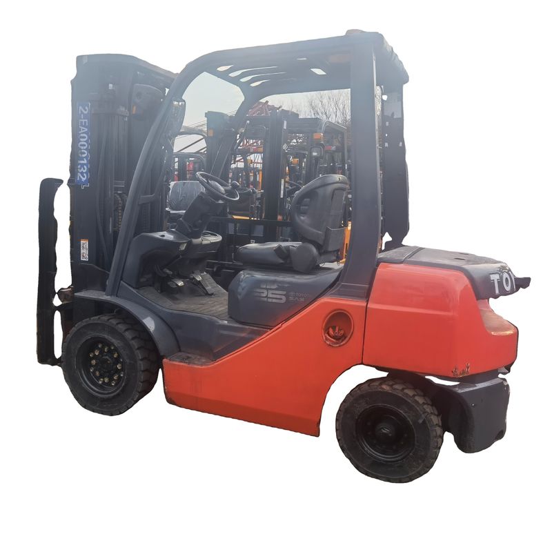 Gebruikte Japan Toyota FD25 Diesel Vorklift met Routine Vork Lengte en tegen betaalbare prijzen