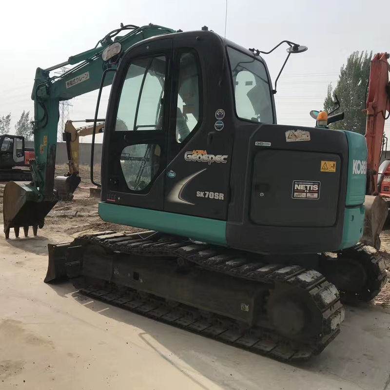 Oorspronkelijke staat Kobelco SK70SR 7 ton Gebruikte graafmachine in goede staat