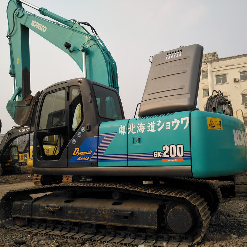 Kobelco SK200 graafmachine uit Japan met 0-2000 werkuren en 3 ton max. hefbelasting