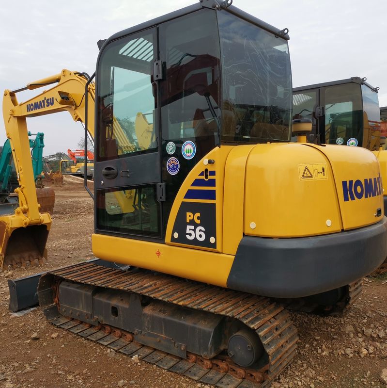 5000 KG 65KM 2022 Komatsu Pc56-7 Digger Gebruikte 5 ton mini graafmachine in Shanghai