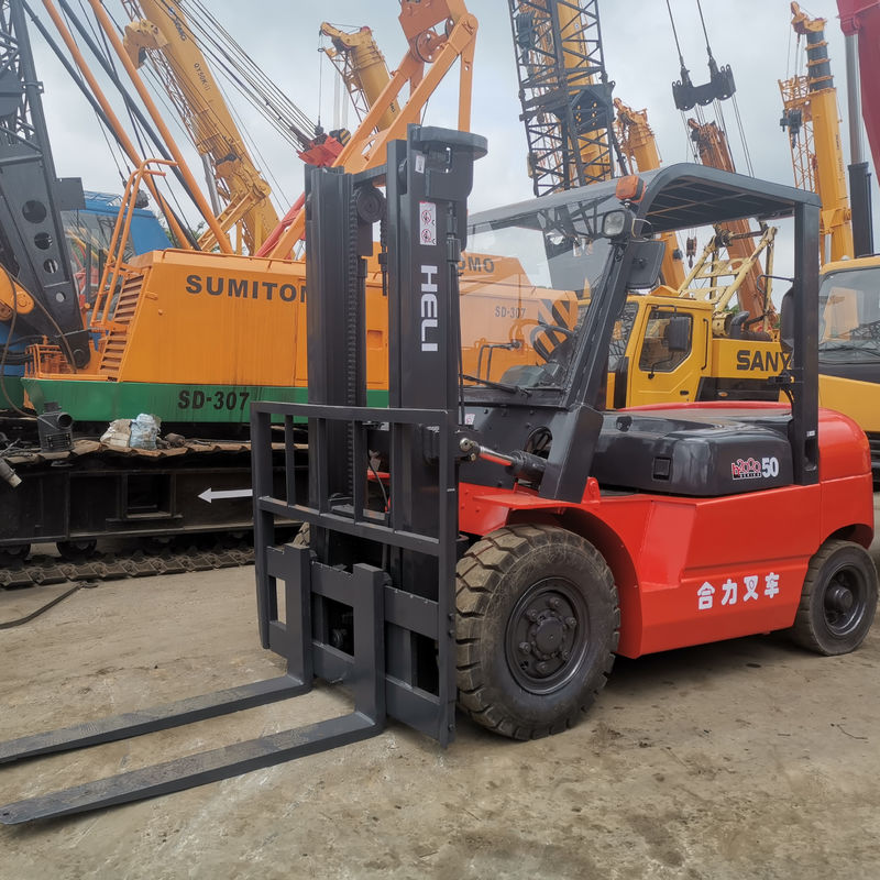 HELI 5t CPCD50/CPCD30/CPCD35 Vorklift Gebruikte dieselforklift voor kledingwinkels