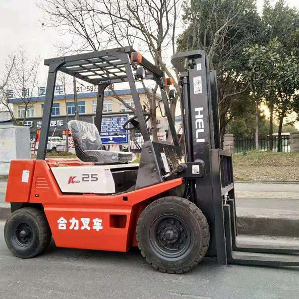Heli K25 Vorkheftrucks 2500kg-3500kg Capaciteit 3m-6m Triplex Mast LPG/Gasoline Side Shifter