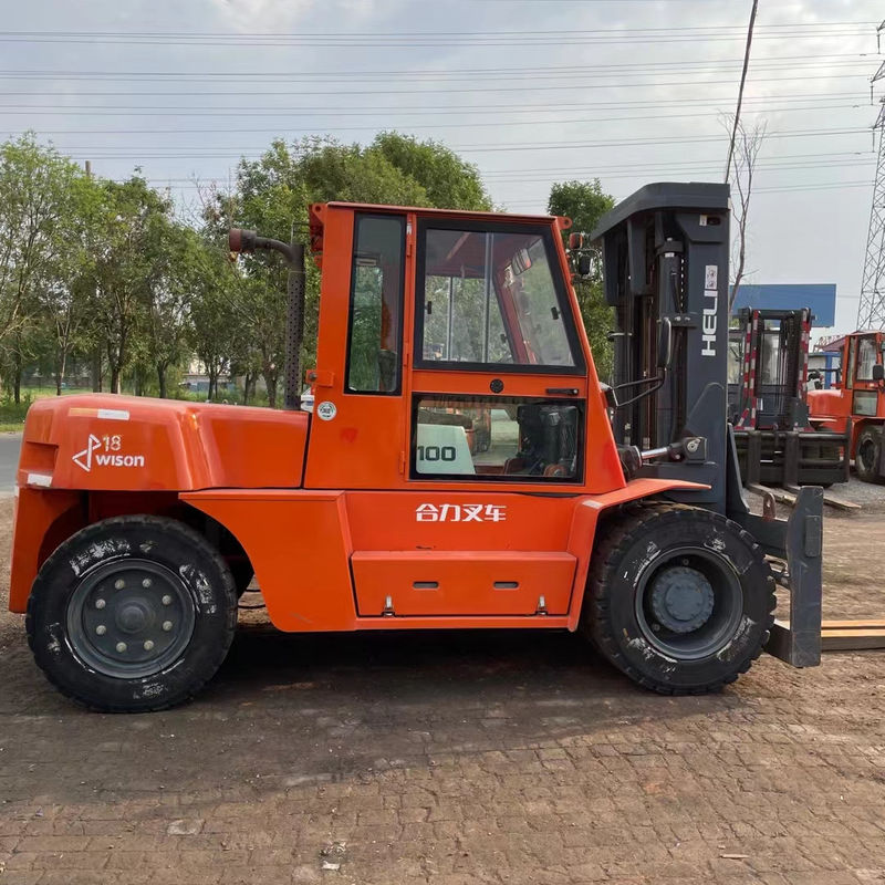 10 ton HELI K100 Diesel vorkheftruck met zijdelingse versnellingsvork