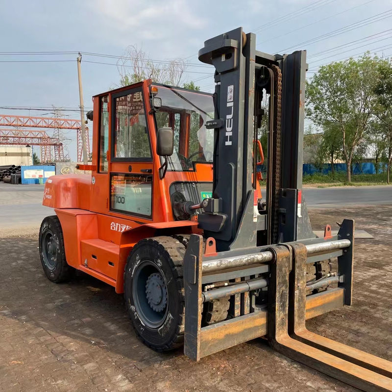 6ton/8ton/10ton Diesel vorklift cpcd60/cpcd80/cpcd100 10t voorlader van Heli K100