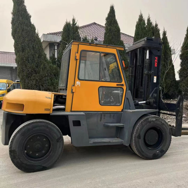 8ton TCM FD80 vorkheftruck in Shanghai met normale afmetingen en vorkbreedte