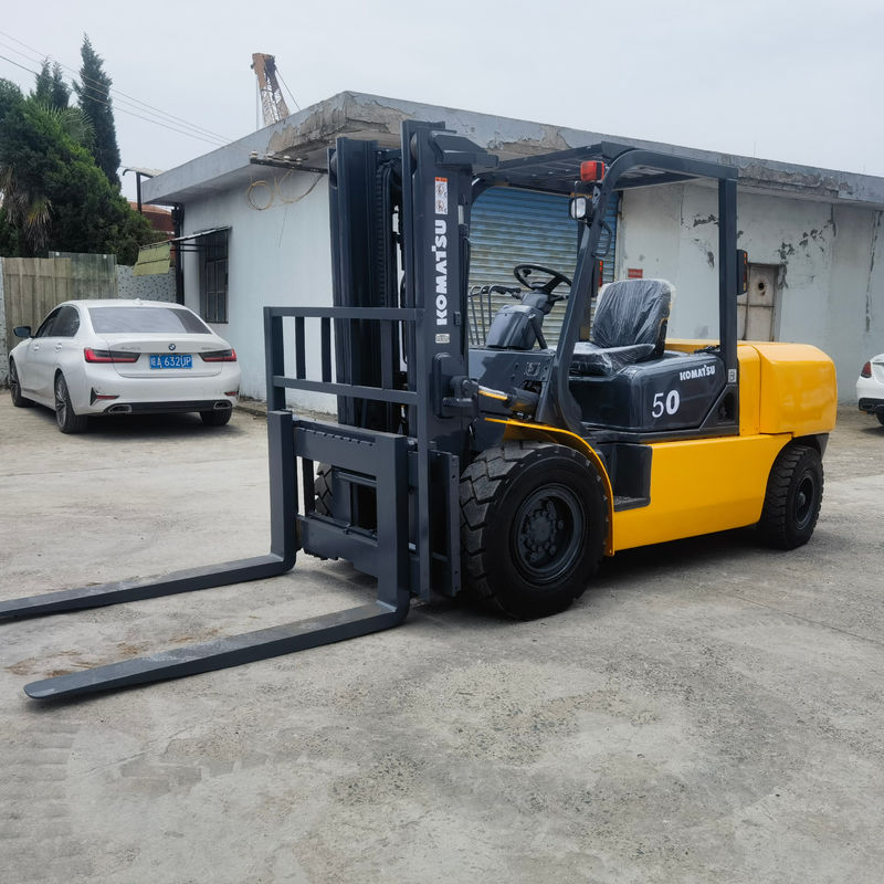 1200 mm Vorklengte Komatsu FD50 5 ton Diesel Vorklift Japan 5t Gebruikte Vorklift Longhua