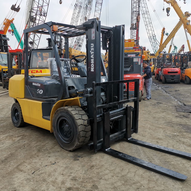 Handmatige krachtbron Gebruikte vorkhef Komatsu 5t FD50-7 2t 3t 4t 5t 6t 7t 8t TCM Toyota