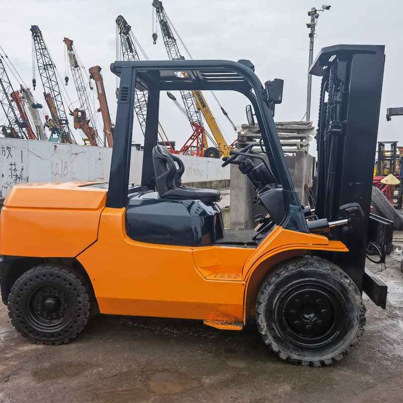 Gebruikte Toyota 7F50 Vorklift 3 Tons 5 Tons 7 Tons Japanse Band met Routine Vork Breedte