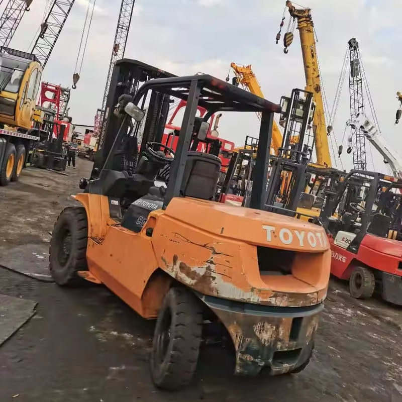 Routine vorkbreedte Gebruikte Toyota vorklift/7ton 5ton 3ton TCM vorklift in goede staat