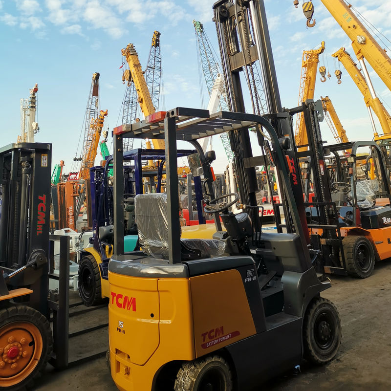 Tweedehands Tcm elektrische vorklift van 1,5 ton met gewone vorklengte en 1500 kg gewicht