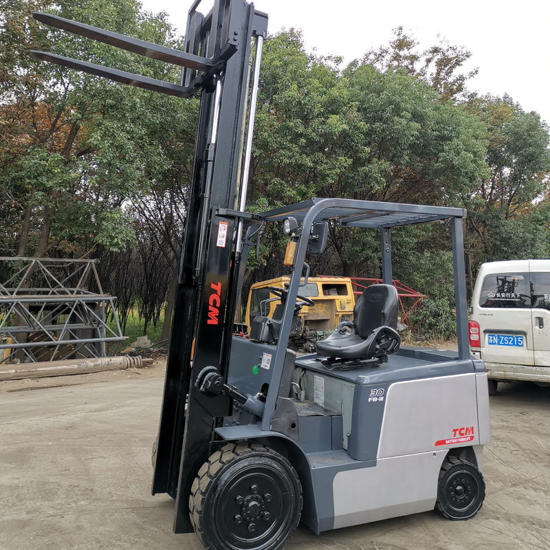 Goed gebruikte TCM FB30-7 elektrische vorkheftruck met gewone vorklengte uit Japan
