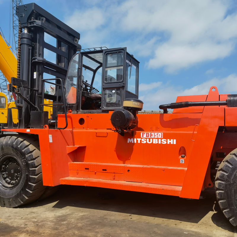 35t Mitsubishi FD350 35 ton vorklift voor bouwmaterialen winkels Vorklengte 3254mm