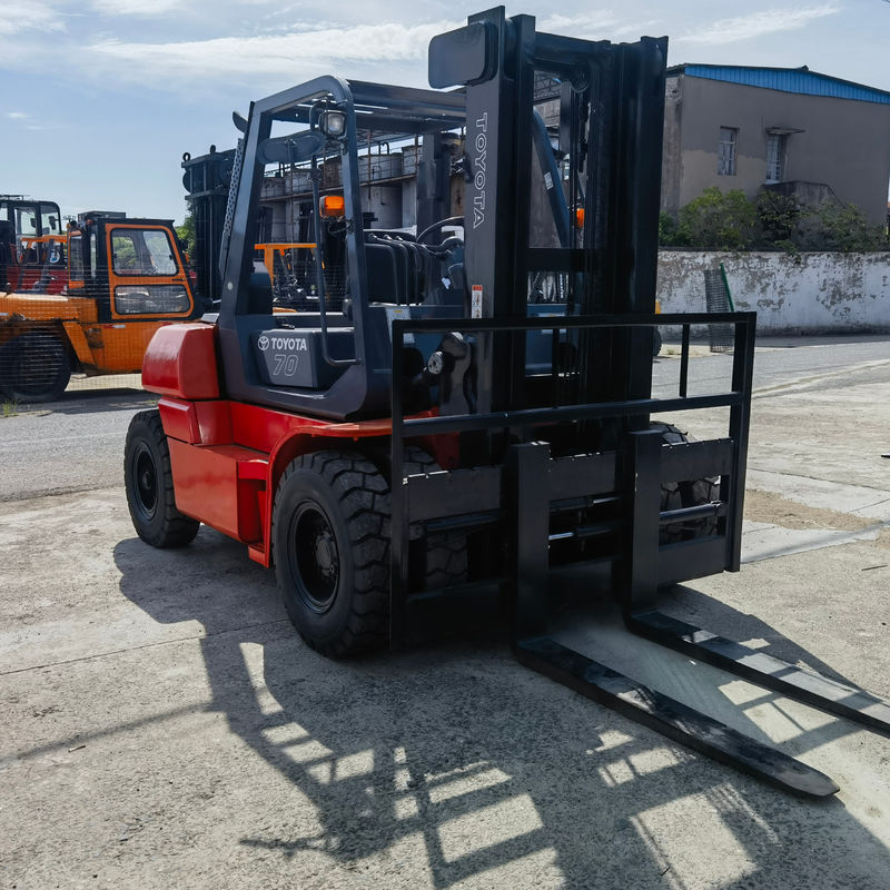 Japan Isuzu Motor 7 Ton Toyota Vorklift met Vork Positionor en Routine Vork Length