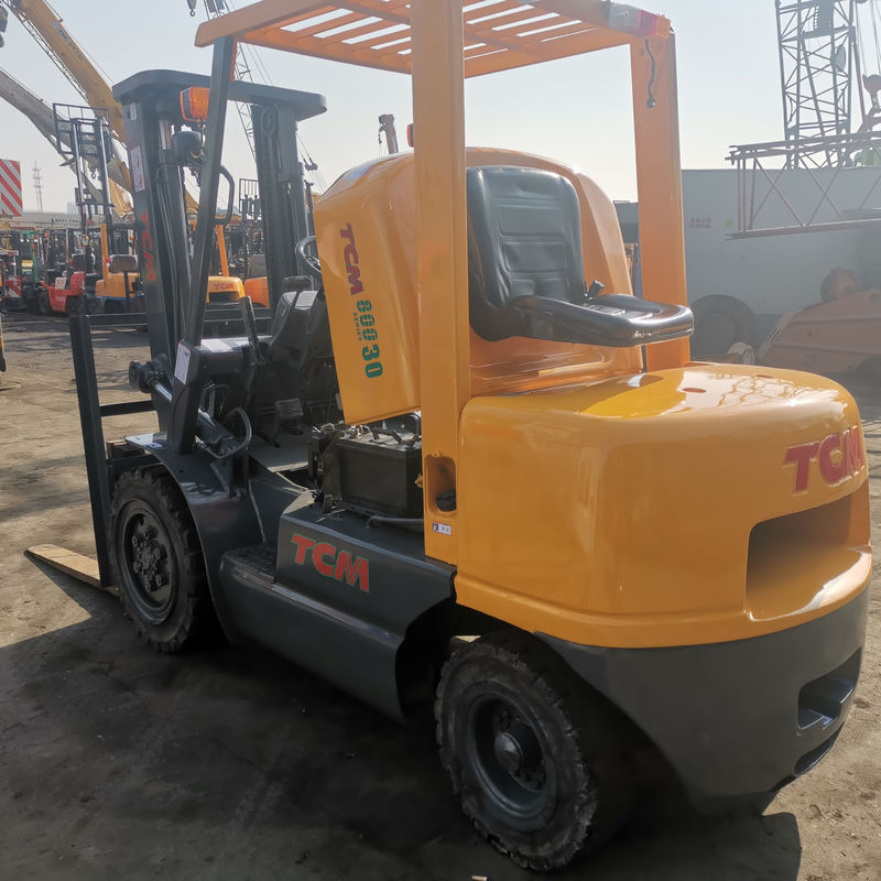 Gebruikte TCM Japanse dieselwagen van 3 ton FD30 FD50 FD70 voor machinewerkplaatsen
