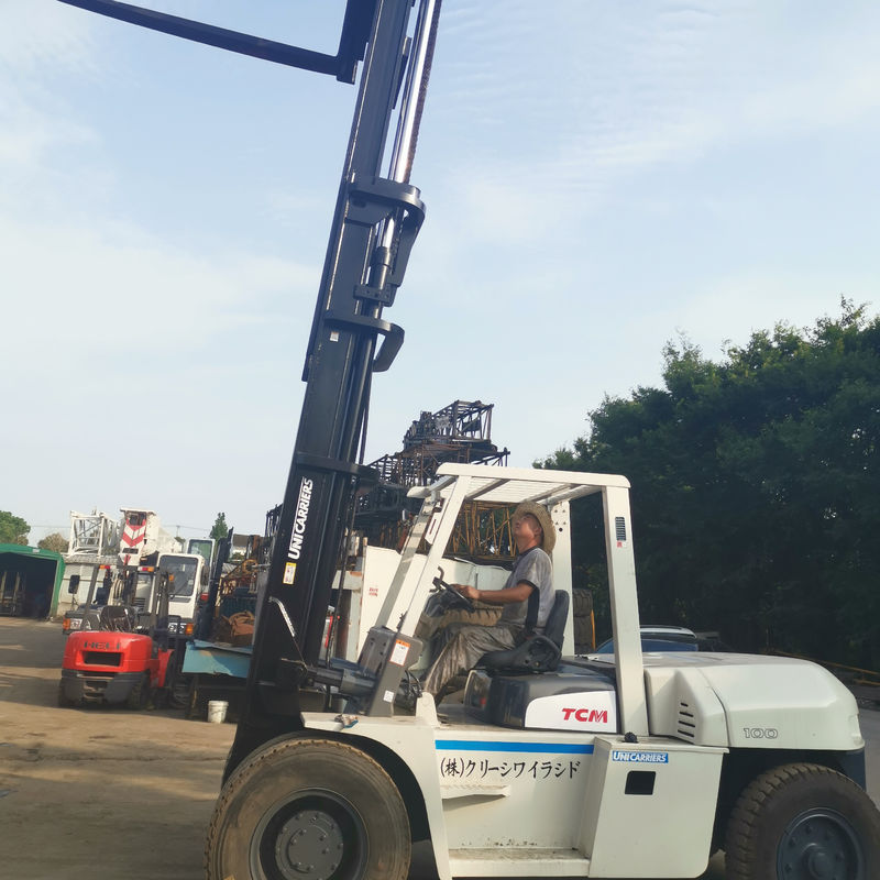 Tweedehands TCM FD100 10 ton diesel vorkheftruck voor de bewerking en efficiëntie van voedingsmiddelen