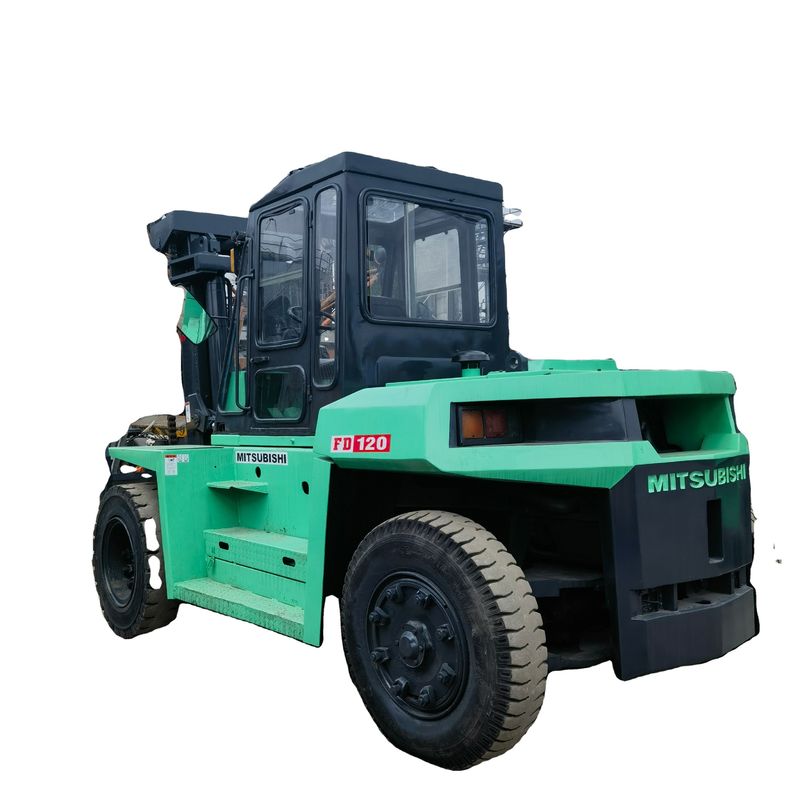 Shanghai verkoop Mitsubishi FD120 vorklift in goede staat voor de voedingsmiddelen- en drankindustrie